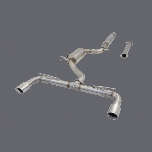 VW Golf GTI MK7/7.5/8 Cat Back Exhaust System With Varex Valved Muffler