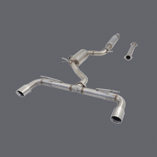 VW Golf GTI MK7/7.5/8 Cat Back Exhaust System With Varex Valved Muffler