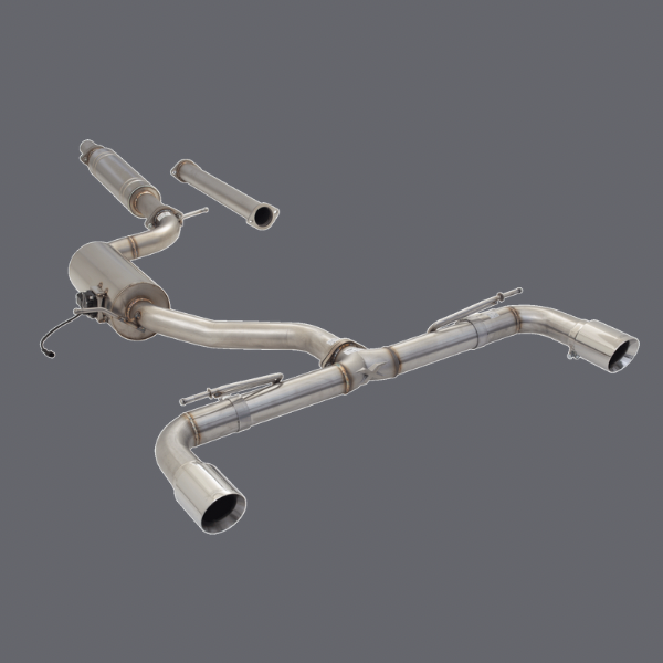 VW Golf GTI MK7/7.5/8 Cat Back Exhaust System With Varex Valved Muffler