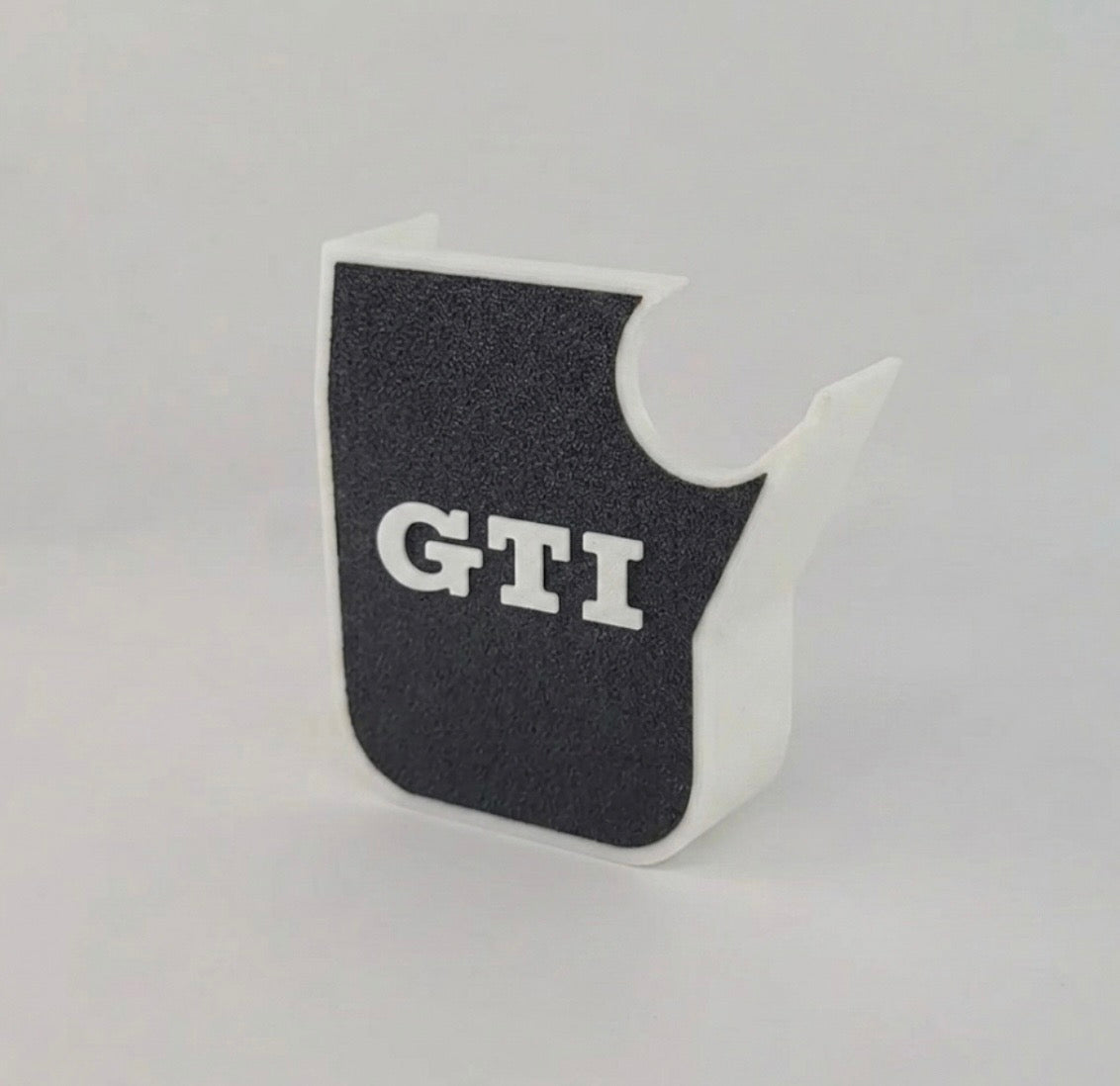Show & Go (E888.3) White Colour Black Colour Insert Custom GTI Logo (Set of 4)