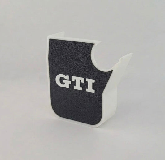 Show & Go (E888.3) White Colour Black Colour Insert Custom GTI Logo (Set of 4)